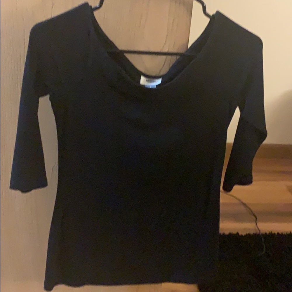 Old navy fitted wide collar shirt